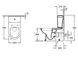 HOMMAGE Унітаз підлоговий, 37*72,5см, колір-яскраво-білий ceramicplus 7184 фото 2