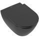 Унитаз подвесной Villeroy&Boch Subway 2.0 5614R0R7 DirectFlush безободковый, цвет Pure Black 574405 фото 2