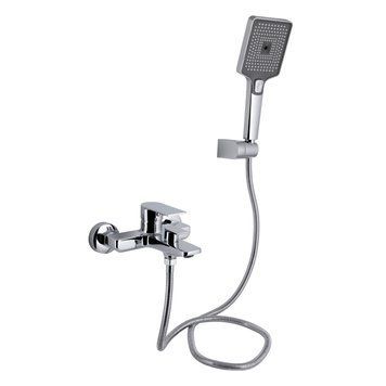 Смеситель для ванны Qtap Aries (c душевым гарнитуром) QTARI259CRM45559 Chrome SD00051683 фото