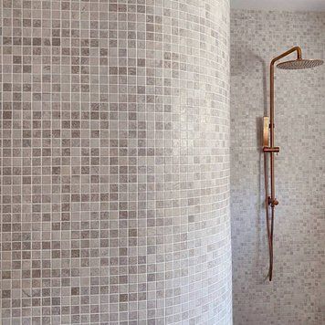 Мозаїка Mozaico De Lux C-Mos Emperador Light Tumbled 30х30 см 339399 фото