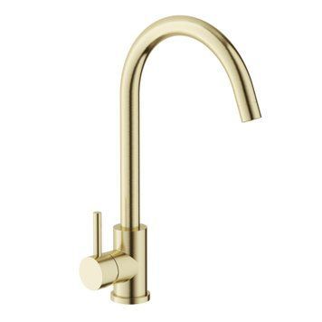 CRUZE смеситель для кухни, cepillado oro 83854 фото