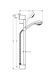 Crometta 85 Vario / Unica 0.65 HANSGROHE душова штанга 27763000 12978 фото 2