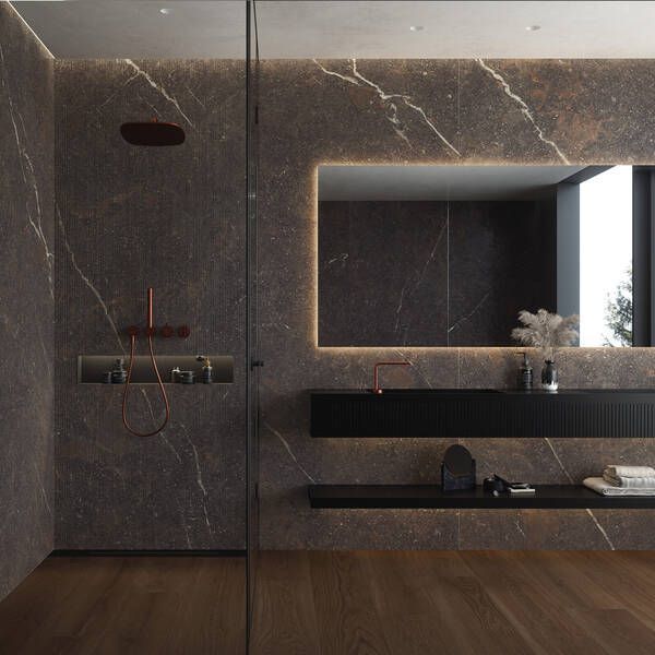 Керамограніт Peronda Royal Brown Sp/R 100x100 см 596423 фото