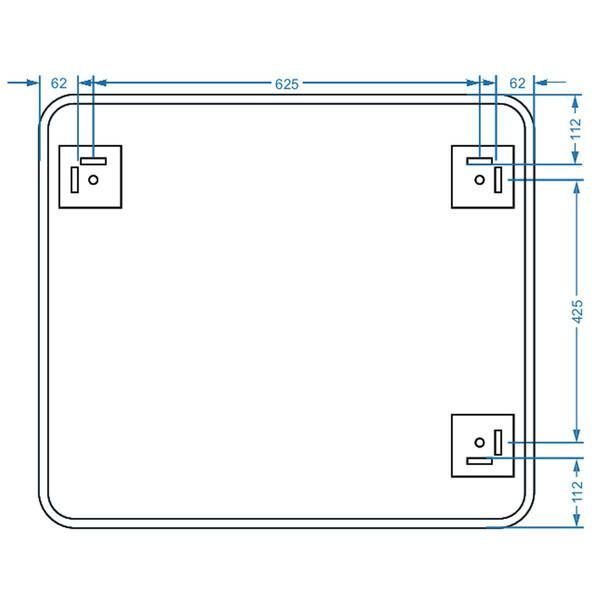 Дзеркало Devit Basic 4800700 800х700 мм закруглене 592832 фото