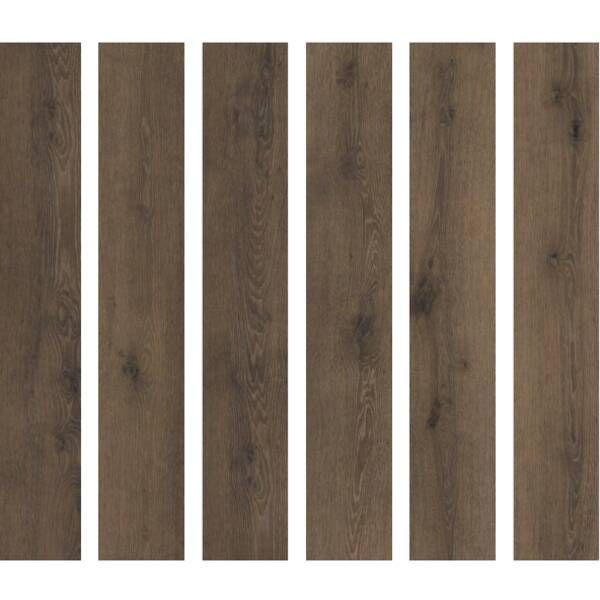 Керамограніт Cersanit Emberwood Brown Mat Rect** 19,8x119,8 см 579343 фото