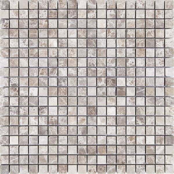 Мозаїка Mozaico De Lux C-Mos Emperador Light Tumbled 30х30 см 339399 фото