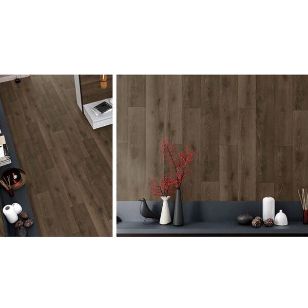 Керамогранит Cersanit Elmwood Brown Mat Rect** 19,8x119,8 см 579340 фото