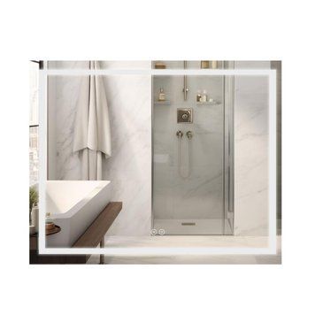 Зеркало Qtap Mideya (DC-F614) 1000х800 с LED-подсветкой Touch, с антизапотеванием, диммером QT2078F614W SD00036735 фото