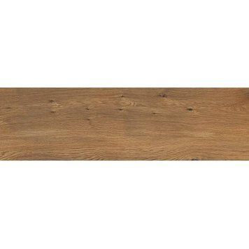 Керамограніт Ceramika Gres Gres Steelwood Brown 17,5x60 см 549230 фото