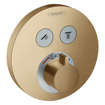 SHOWERSELECT S термостат для 2х споживачів, ПМ, колір шліфованна бронза 92616 фото