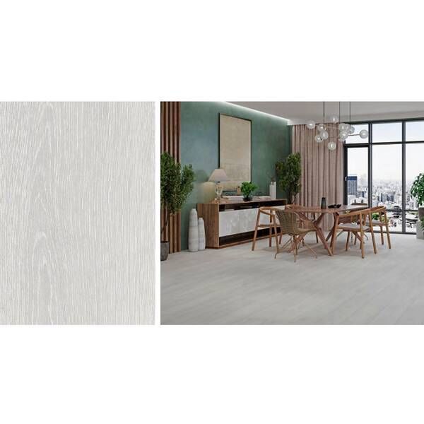 Керамограніт Cersanit Elmwood White Mat Rect** 19,8x119,8 см 579341 фото