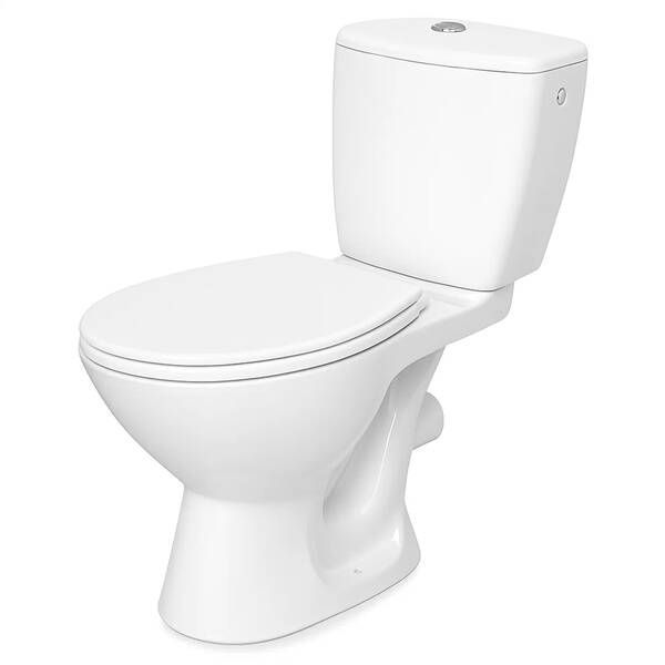 Унітаз-компакт Cersanit Milos K681-062 903 KA010 3/6л з кришкою, білий глянець 589573 фото
