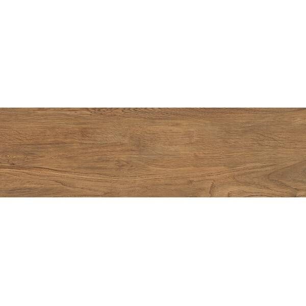 Керамограніт Ceramika Gres Gres Steelwood Brown 17,5x60 см 549230 фото