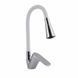 Змішувач для кухні Lidz Tani 008F3 з гнучким виливом (k40) LDTAN008F3WCR37037 White / Chrome SD00043140 фото 1
