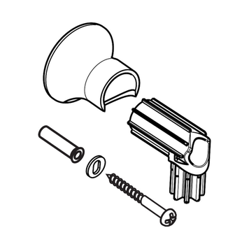 Hansgrohe кріпильний елемент для штанги Unica C 13103 фото