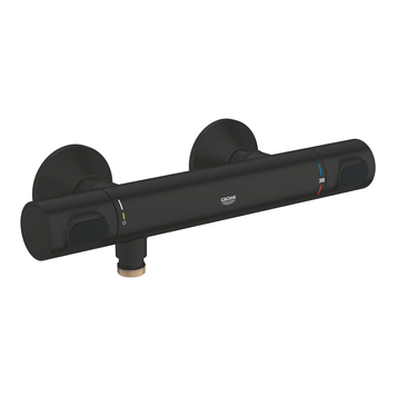 GROHE GROHTHERM 500 термостат для душу, колір чорний матовий 96005 фото