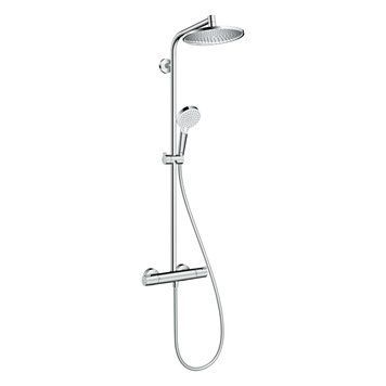 Crometta S 240 1jet Showerpipe Душова система з термостатом, хром 55065 фото