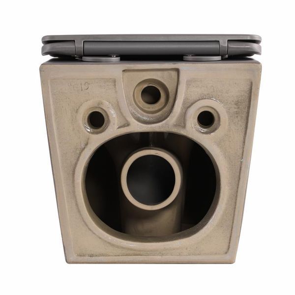 Унитаз подвесной Robin Ultra Quiet 490&times;365&times;325&nbsp;мм, Stone Grey, с сиденьем Slim Duroplast / Soft-close / Quick Release QT13332381АSSG Qtap SD00054282 фото