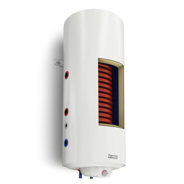 Водонагреватель электрический комбинированный Thermo Alliance Neptun вертикальный 120 л. т.о. 0,95 кв.м левый, мокрый ТЭН 2,0 кВт (CWH 12048 11S L) SD00052259 фото