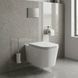 Унитаз подвесной Devit Fly 3050120 безободковый с крышкой soft-close, белый глянец 551011 фото 1