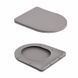 Унитаз подвесной Robin Ultra Quiet 490&times;365&times;325&nbsp;мм, Stone Grey, с сиденьем Slim Duroplast / Soft-close / Quick Release QT13332381АSSG Qtap SD00054282 фото 6