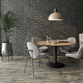 Керамограніт Golden Tile Fino 6F7020 Коричневий 6х25 см 594660 фото