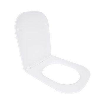 Сиденье для унитаза Qtap (Stork, Aquarius 630) 420x336x22 мм, White, с микролифтом, Slim Duroplast, Quick Release QTSC179W49263 SD00055387 фото