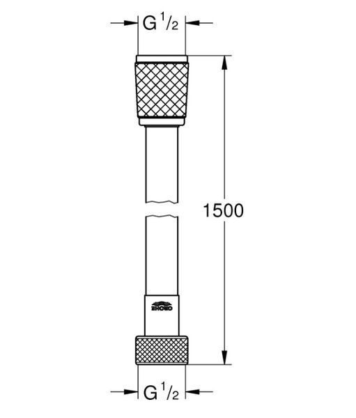ROTAFLEX шланг для душу 1500 мм 93236 фото