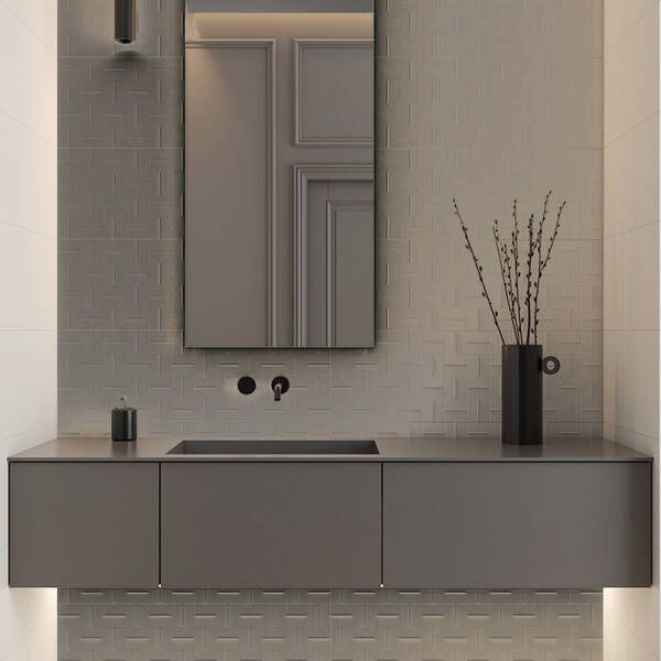 Плитка Argenta Ceramica Carpenter Line Grey 30x90 см 519475 фото