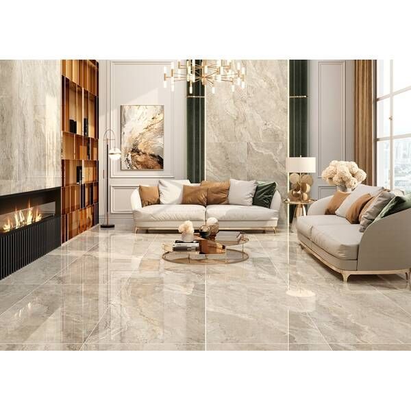 Керамограніт Almera Ceramica (Spain) Sena Crema 75x150 см 577979 фото