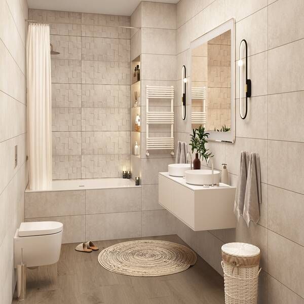 Плитка Ceramica Deseo Jackstone Camel Matt 30x90 см 557861 фото