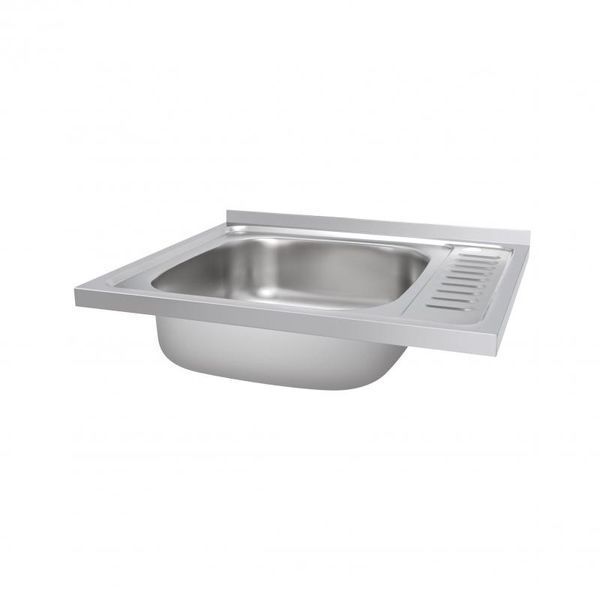 Кухонна мийка Brinex 6050-L 0,6 мм Satin (BRIN6050LSAT06) SD00054104 фото