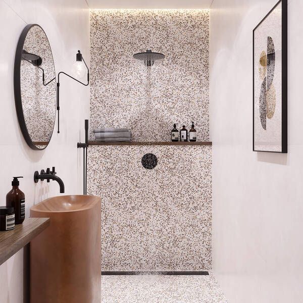 Керамограніт Golden Tile Oasis Concrete Айворі OSА980 60х120 см 578922 фото