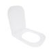 Сидіння для унітазу Qtap (Stork, Aquarius 630) 420x336x22 мм, White, з мікроліфтом, Slim Duroplast, Quick Release QTSC179W49263 SD00055387 фото 1