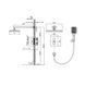 Душевая система универсальная Qtap Aquarius термостатическая скрытого монтажа на два потребителя QTAQA65T103NGC Chrome SD00047511 фото 2