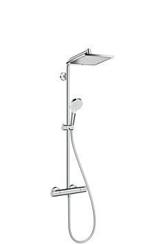 Crometta E 240 1jet Showerpipe Душова система EcoSmart 9 л/хв, хром 56084 фото