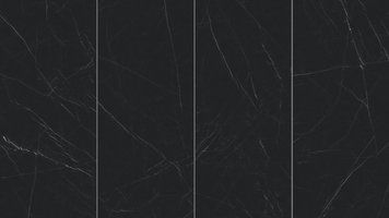 Плита керамограніт 1200*2700 Black Knight Mat 98722 фото