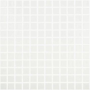 Мозаика Vidrepur 100 Liso Blanco Malla 31,5х31,5 см 514234 фото