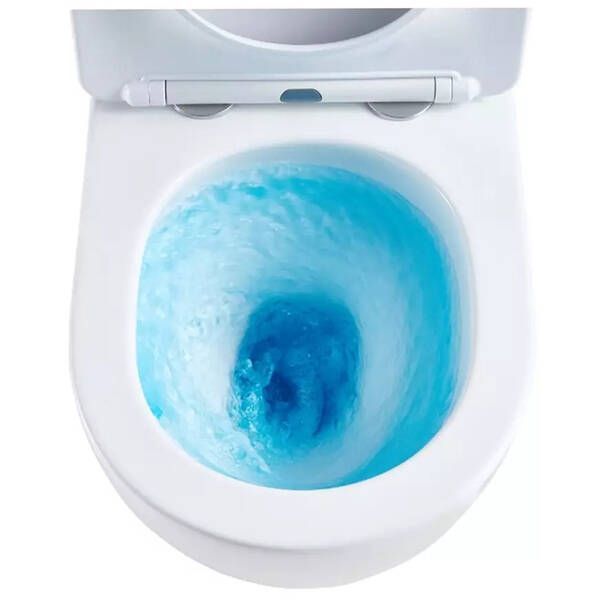 Унітаз підвісний Devit Grid DGR0760111W безобідковий з кришкою soft-close та Vortex Flush, білий 600659 фото