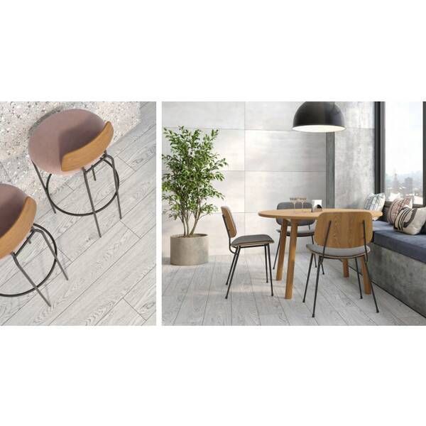 Керамограніт Cersanit Emberwood Grey Mat Rect 19,8х119,8 см 579344 фото
