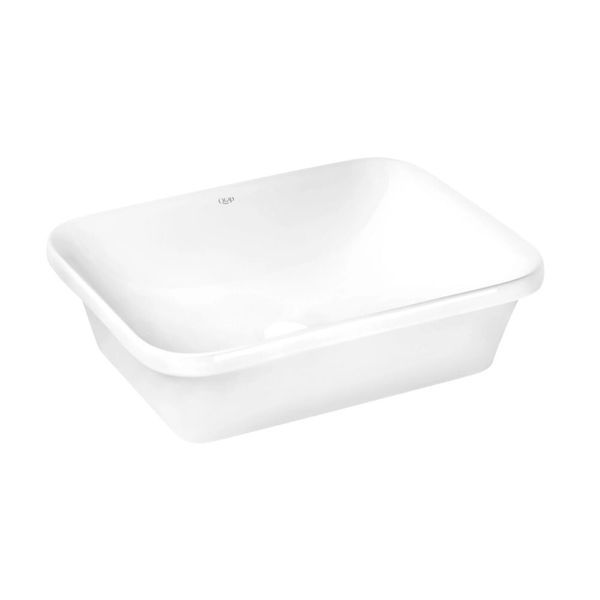 Комплект Qtap Scorpio: Раковина врізна прямокутна 500х380х145 мм White + Донний клапан PU02 SD00053414 фото