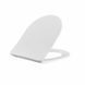 Сидіння для унітаза Qtap (Robin 490,610, Scorpio 490) з мікроліфтом Slim QTSC179W48675 SD00054799 фото 1