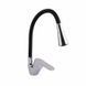 Змішувач для кухні Lidz Tani 008F3 з гнучким виливом (k40) LDTAN008F3BCR39484 Black / Chrome SD00045588 фото 2