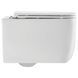 Унітаз підвісний Devit Grid DGR0760111W безобідковий з кришкою soft-close та Vortex Flush, білий 600659 фото 3