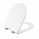 Qtap Сиденье для унитаза (Jay 640, Swan 640) 422x360x30 мм, White, с микролифтом, Slim Duroplast, Quick Release QTSC179W48699 SD00054823 фото 1