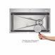 Lidz Handmade H7545 Мойка для кухни интегрированная Decor Honeycomb 3,0/1,0 мм LDH7545DEC48372 SD00054496 фото 3