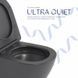 Унітаз підвісний Robin Ultra Quiet 490&times;365&times;325 мм, Anthracite, з сидінням Slim Duroplast / Soft-close / Quick Release QT13332381АSAN Qtap SD00054283 фото 5