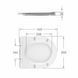 Qtap Сиденье для унитаза (Jay 640, Swan 640) 422x360x30 мм, White, с микролифтом, Slim Duroplast, Quick Release QTSC179W48699 SD00054823 фото 2