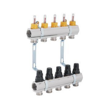 Коллектор с расходомерами Thermo Alliance Forte 1" 5 выходов SF001W5 SD00039944 фото
