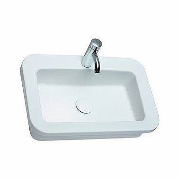 COCKTAIL умивальник 65см, вбудований на стiлешницю, прямокутний, з покриттям Reflex 60157 фото